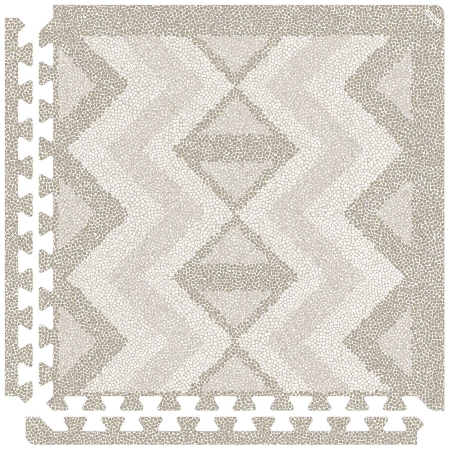 Eeveve Kilim Play Mat, Feather Gray