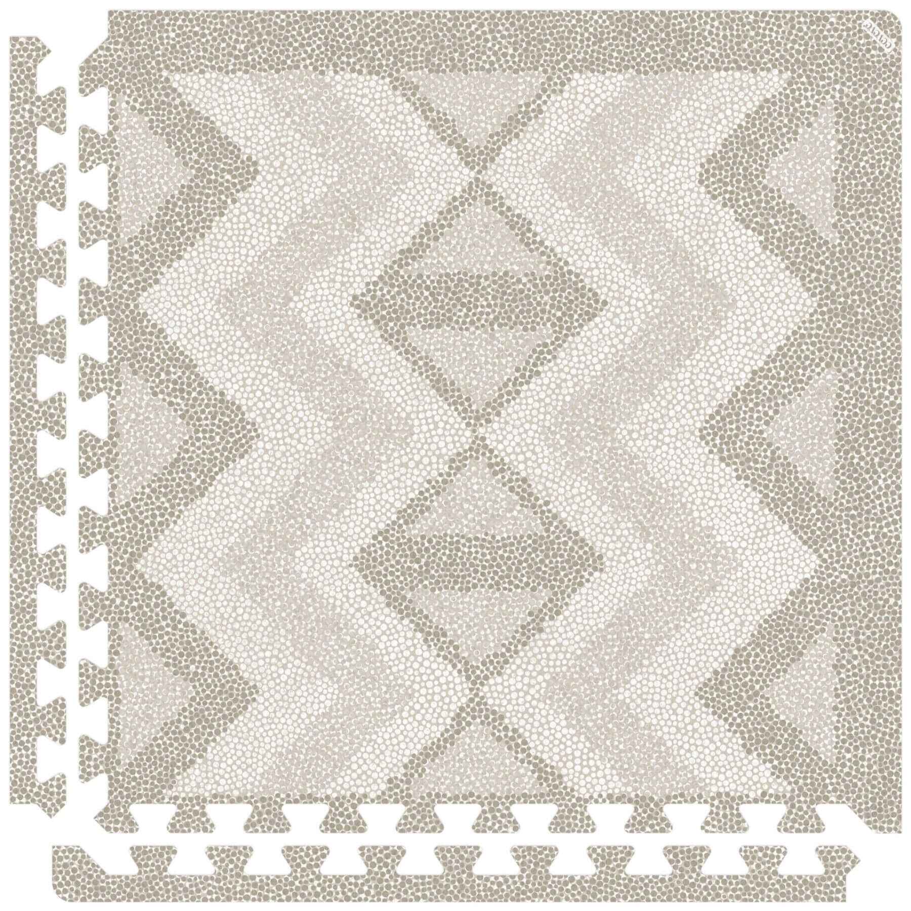 Eeveve Kilim Play Mat, Feather Gray