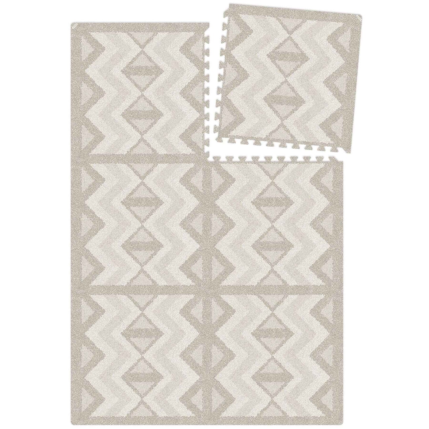 Eeveve Kilim Play Mat, Feather Gray