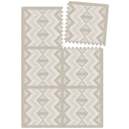 Eeveve Kilim Play Mat, Feather Gray
