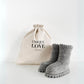 Unique Love Design Knitted Shoes Grey