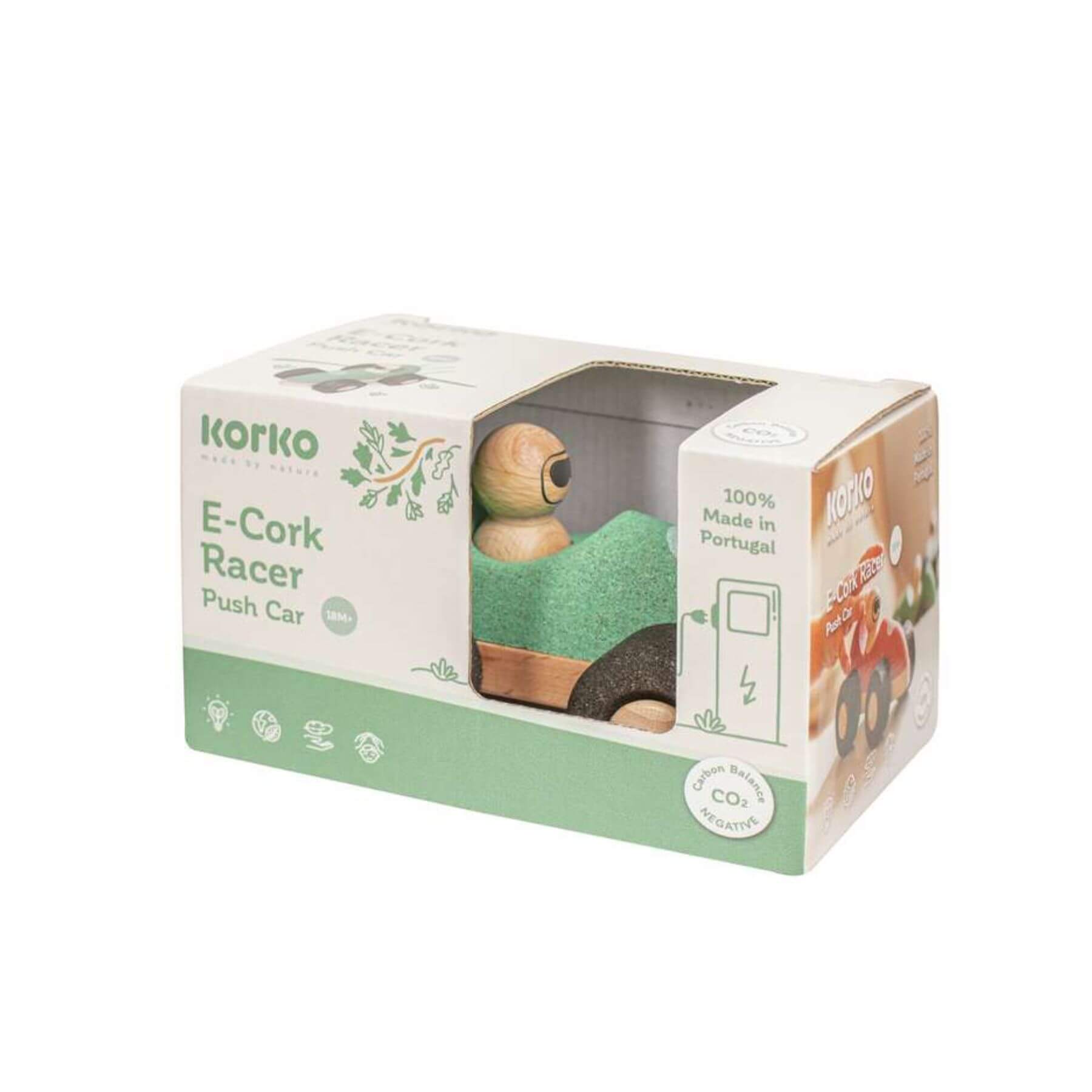 Korko E-Cork Racer Green - Package