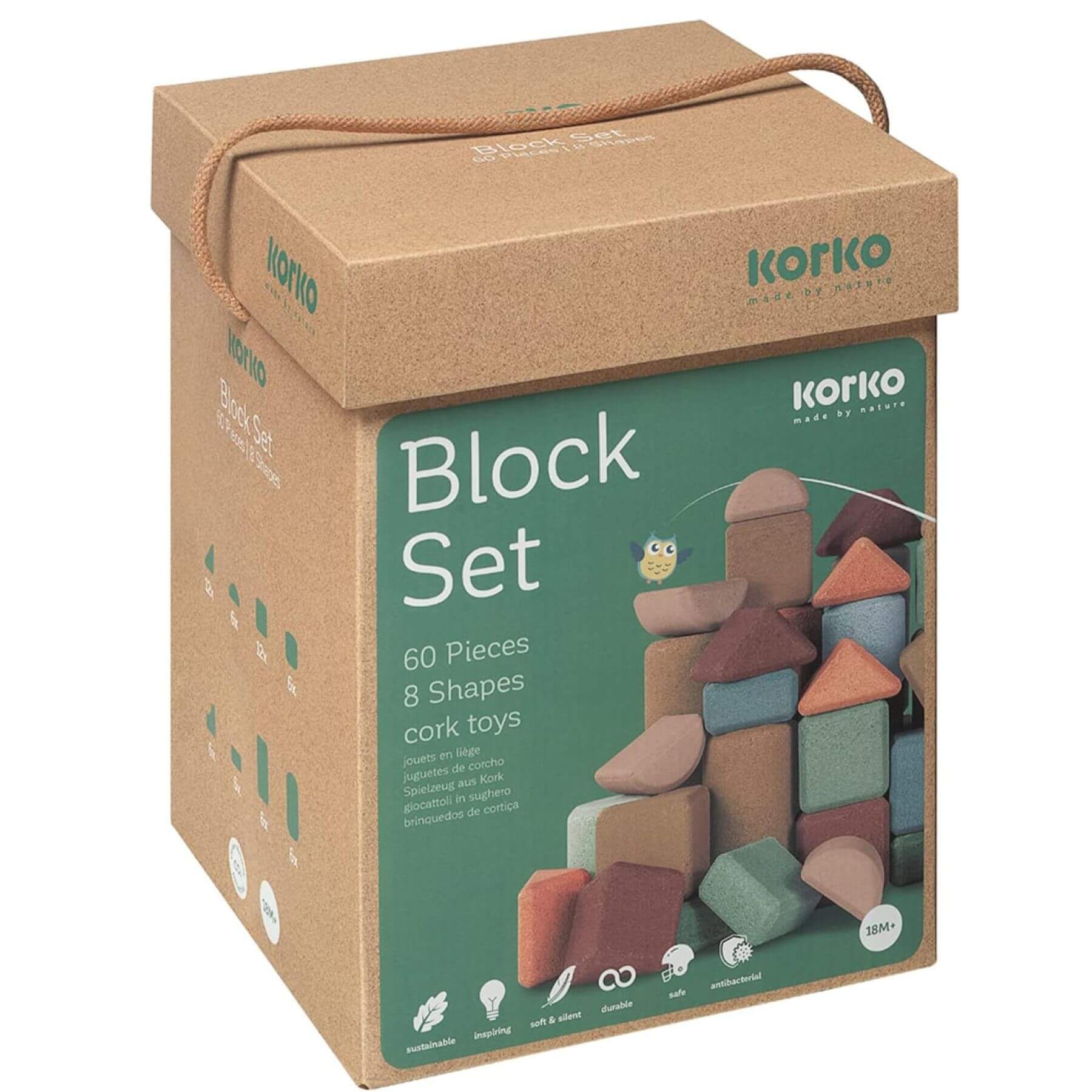 Korko Mega Block Set - 60 pieces - Package