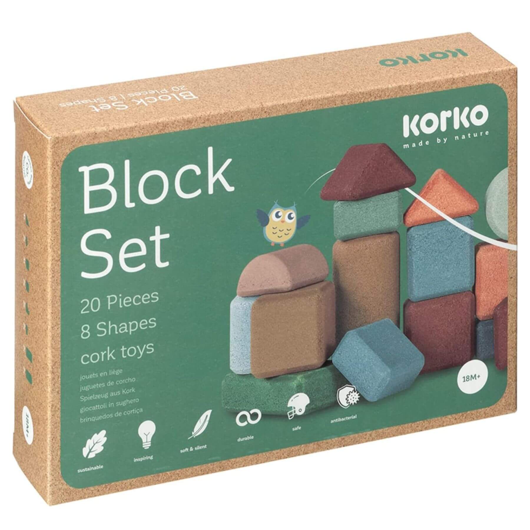 Korko Small Architects - 20 Cork Building Blocks - Package