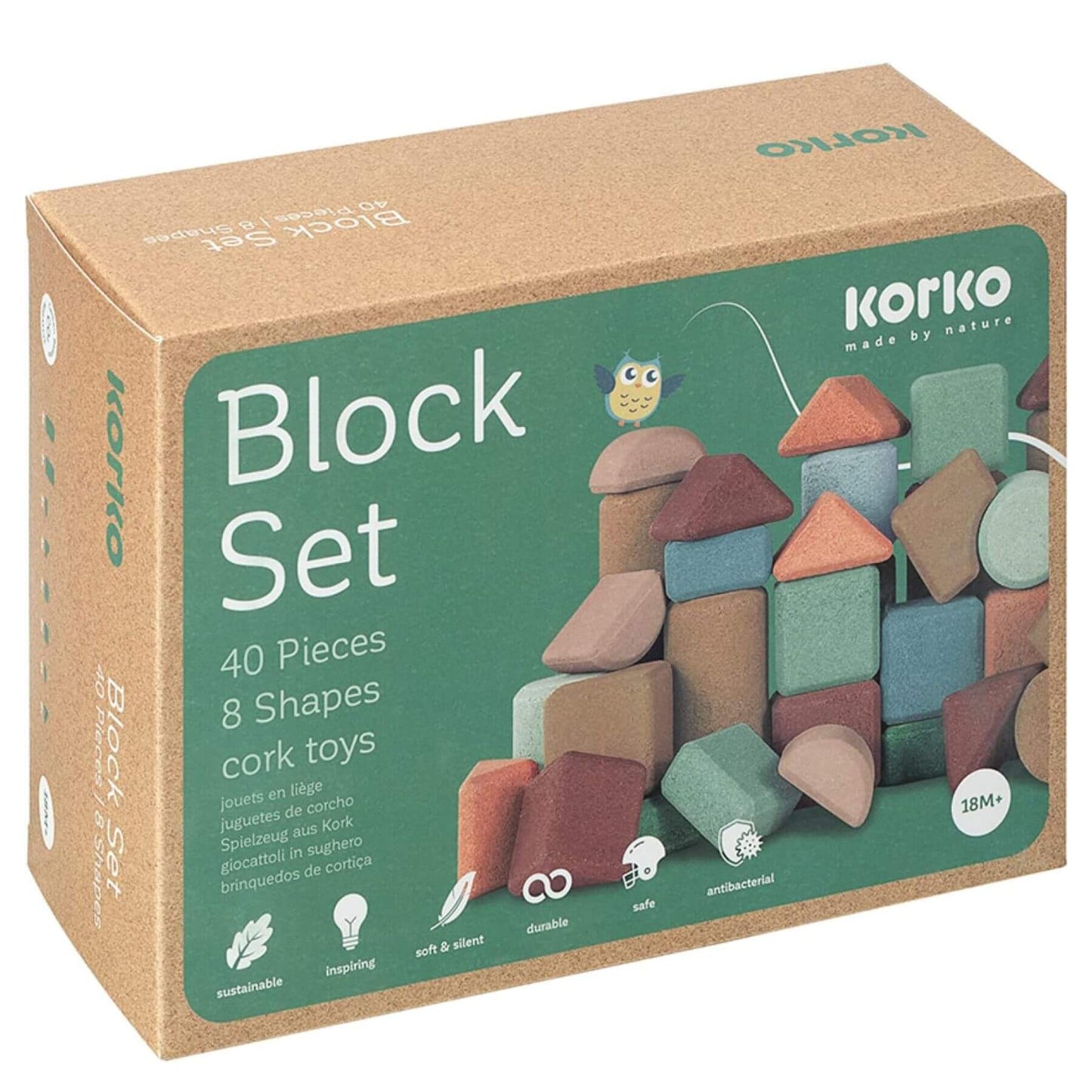 Korko Tall Architects - 40 Cork Building Blocks - Package