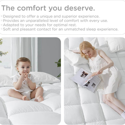 Detail of KUB Cooling  Mattress Topper White