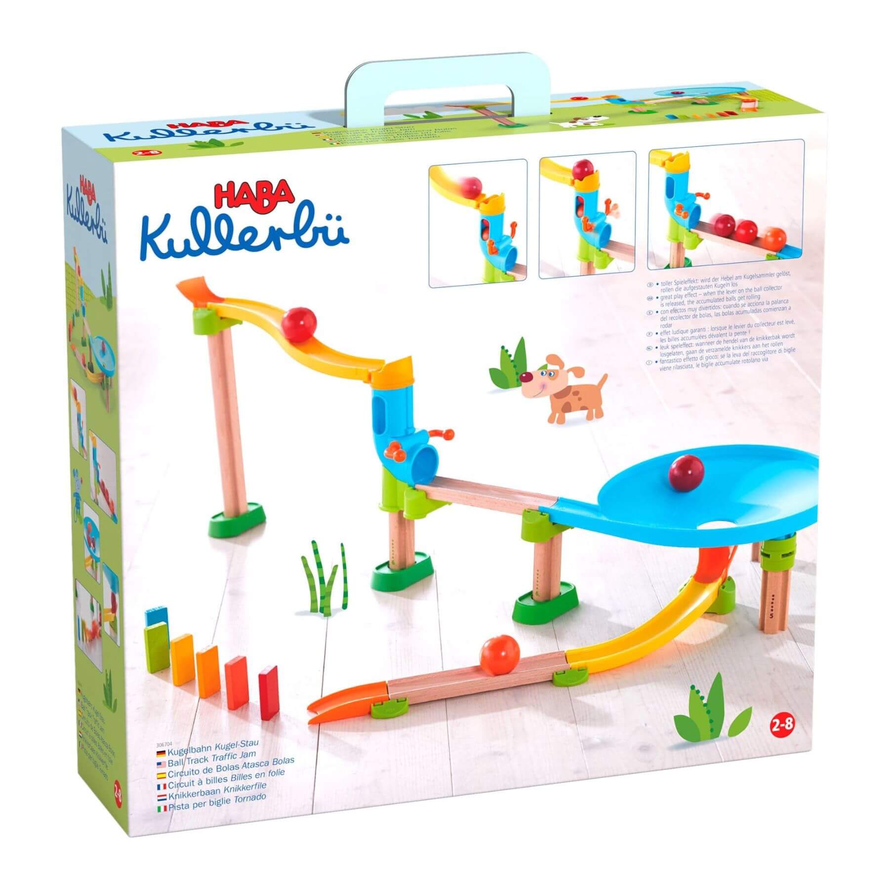 HABA Killerbllii toy packaging with colorful marble run set