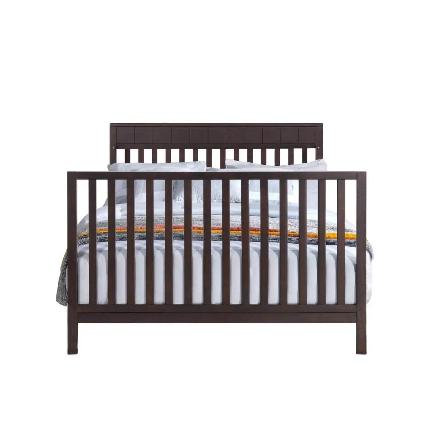 Oxford Baby Logan 4-in-1 Convertible Crib | Espresso
