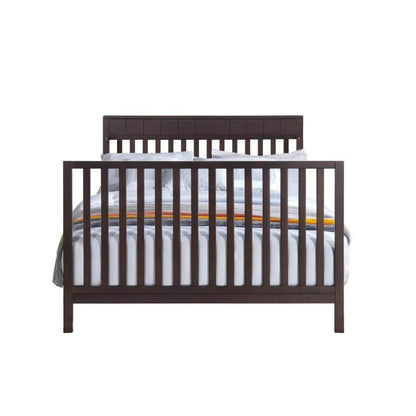 Oxford Baby Logan 4-in-1 Convertible Crib | Espresso