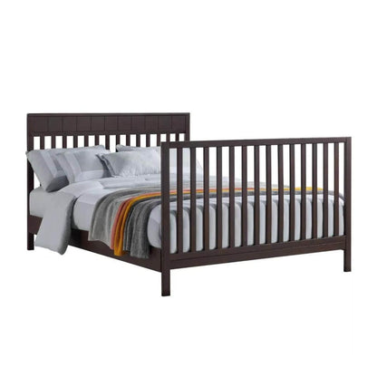 Oxford Baby Logan 4-in-1 Convertible Crib | Espresso