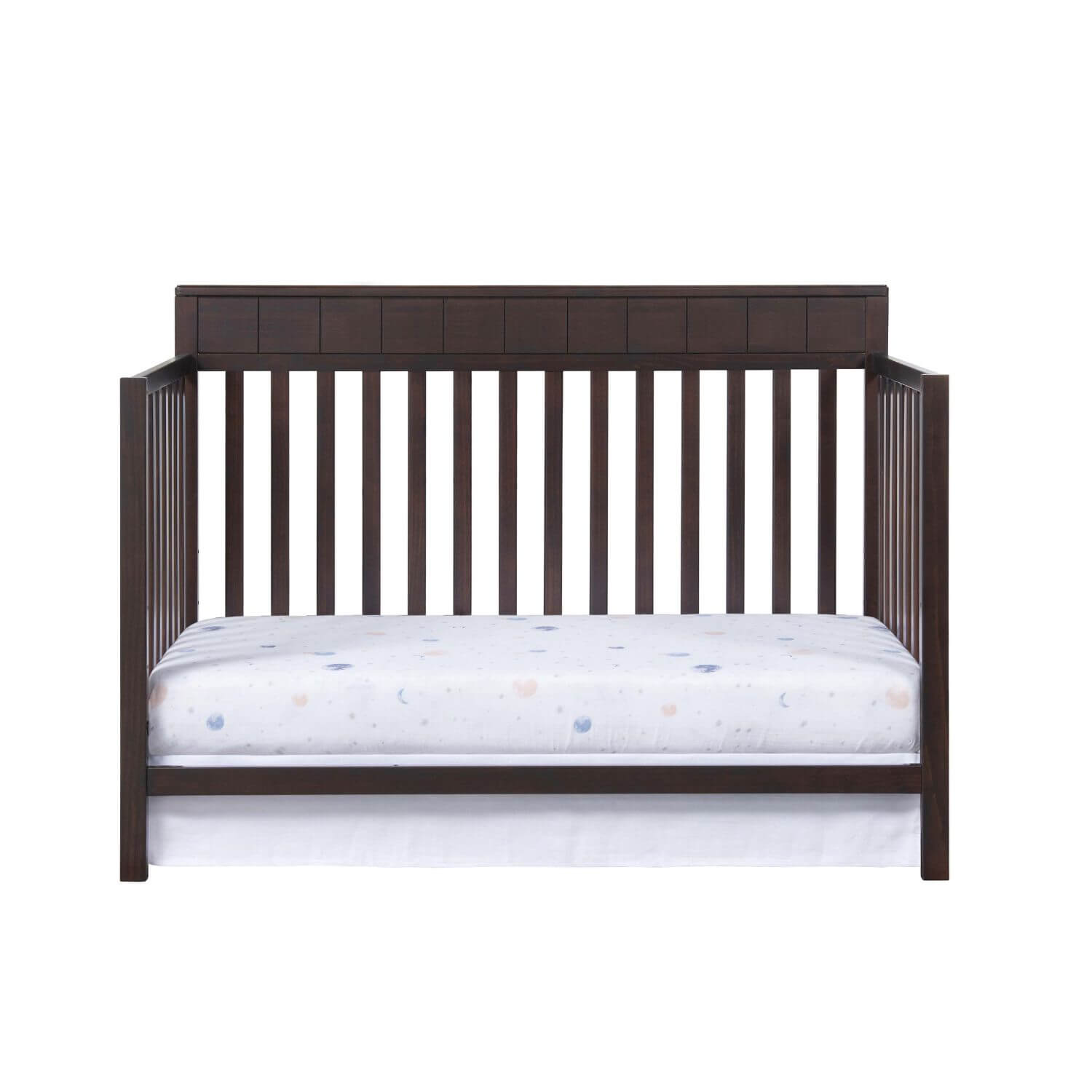 Oxford Baby Logan 4-in-1 Convertible Crib | Espresso