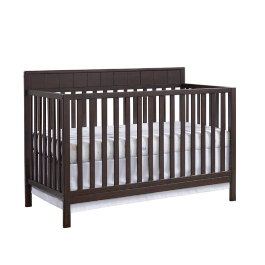 Oxford Baby Logan 4-in-1 Convertible Crib | Espresso