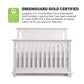 Langston 4 In 1 Convertible Crib Weathered White