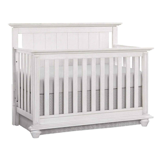 Langston 4 In 1 Convertible Crib Weathered White