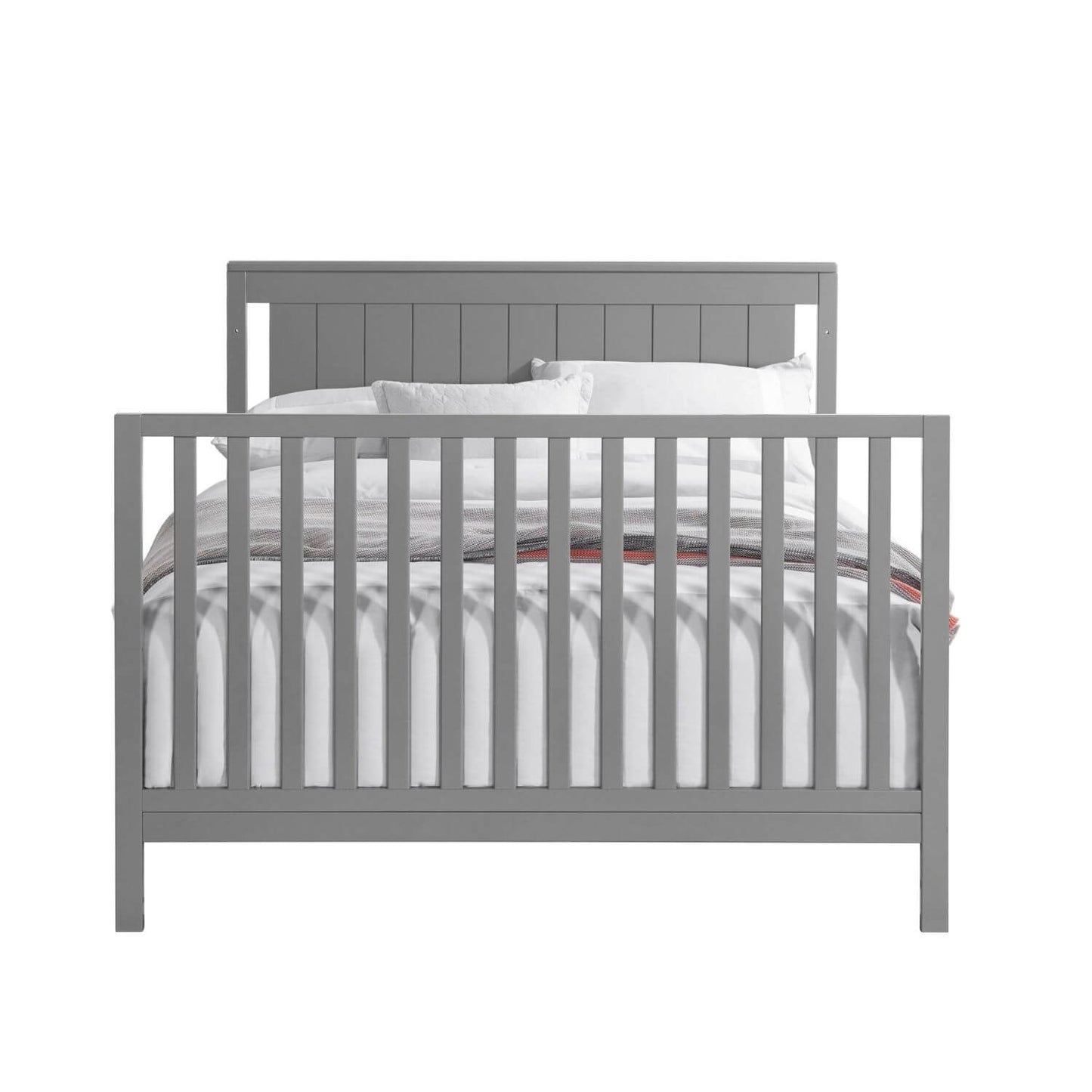 Oxford Baby Lazio 4-in-1 Convertible Crib, Dove Gray