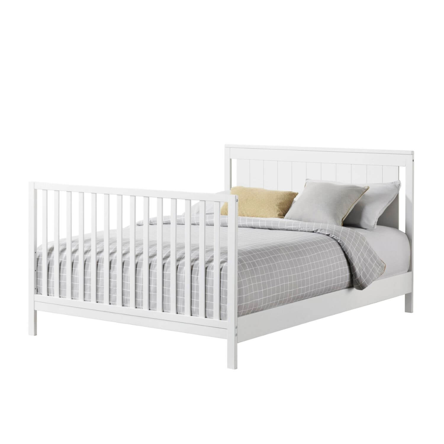 Oxford Baby Lazio 4-in-1 Convertible Crib, Snow White