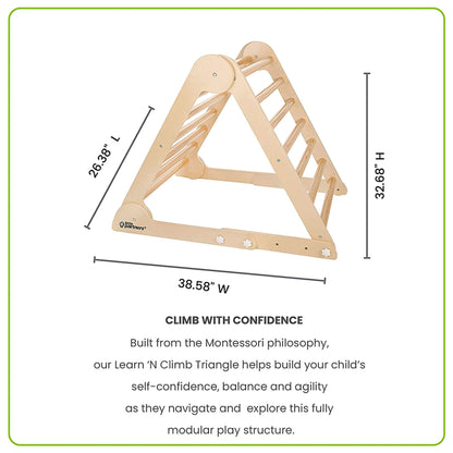 Little Partners Learn 'N Climb Triangle Natural