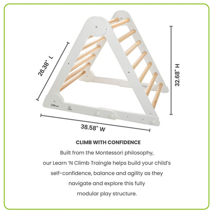 Little Partners Learn 'N Climb Triangle Natural & White