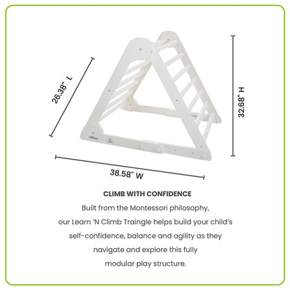 Little Partners Learn 'N Climb Triangle White