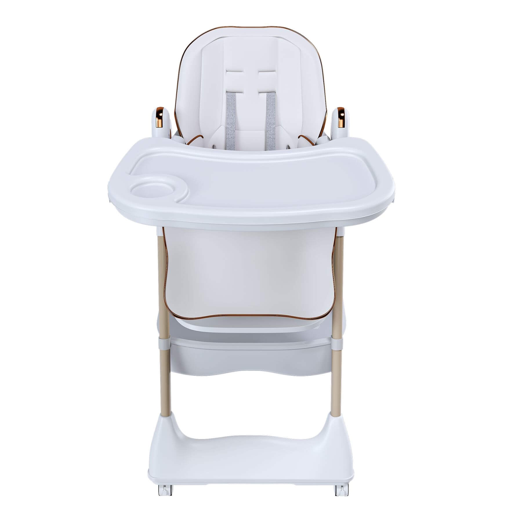 Leavader Adjustable Baby High Chair White