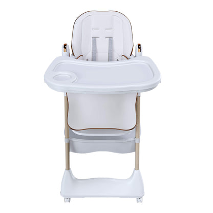 Leavader Adjustable Baby High Chair White