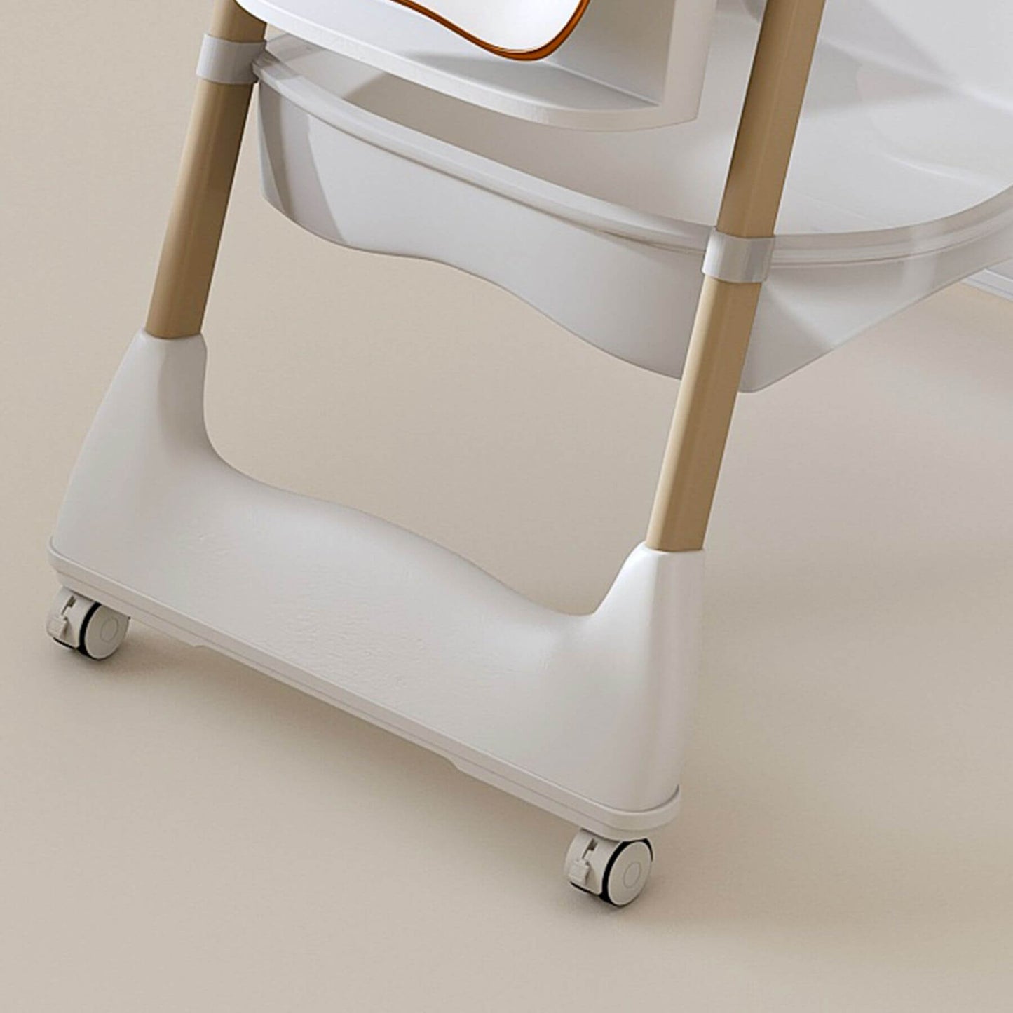 Close-up of Leavader Adjustable Baby High Chair White