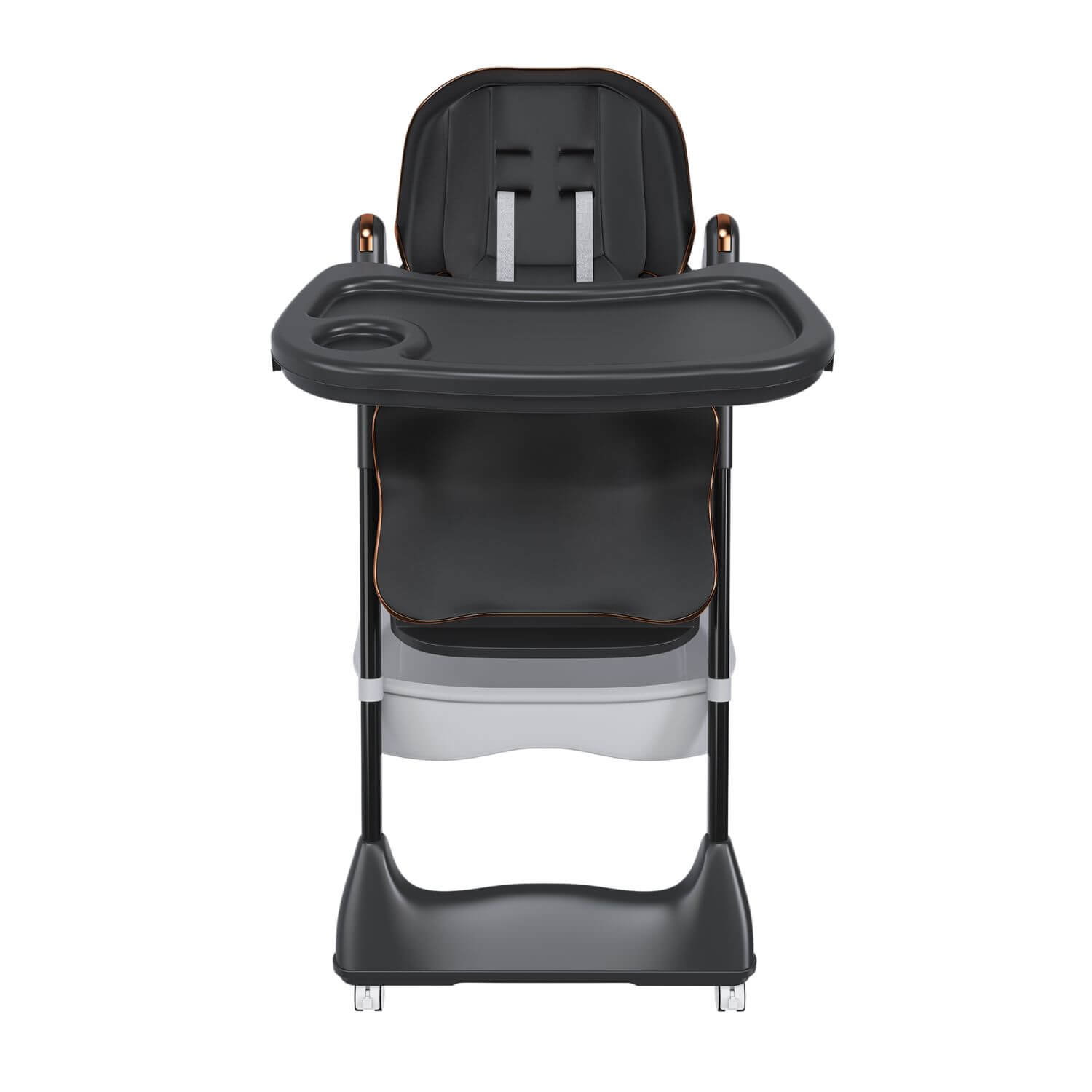 Leavader Adjustable Baby High Chair Black