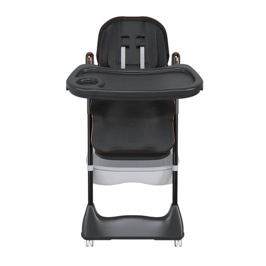 Leavader Adjustable Baby High Chair Black