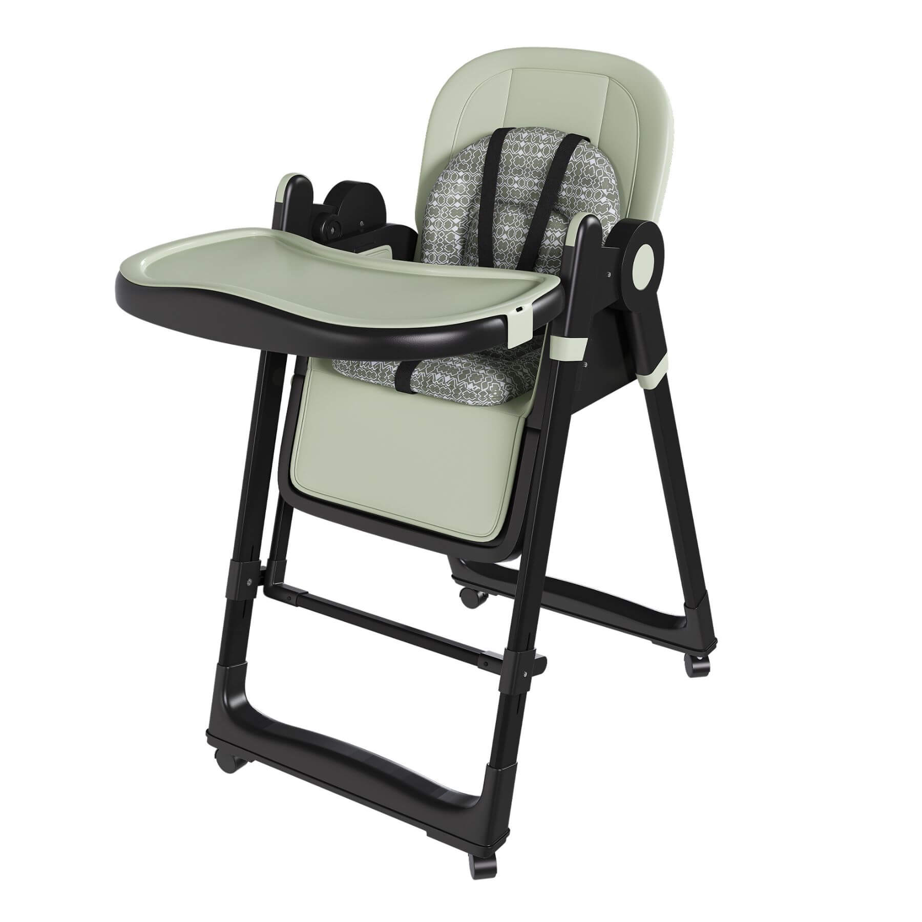 Leavader Adjustable Baby High Chair - Dark Green