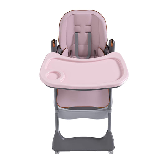 Leavader Adjustable Baby High Chair - Pink