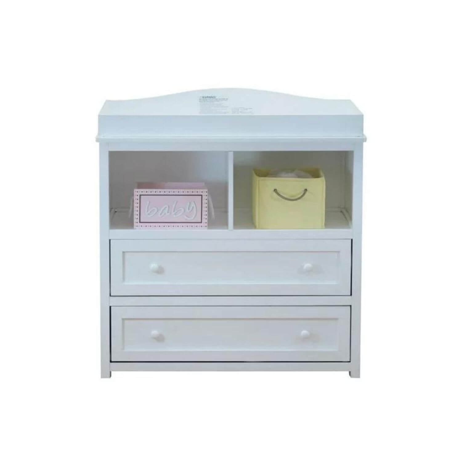 AFG Leila I 2-Drawer Changing Table White