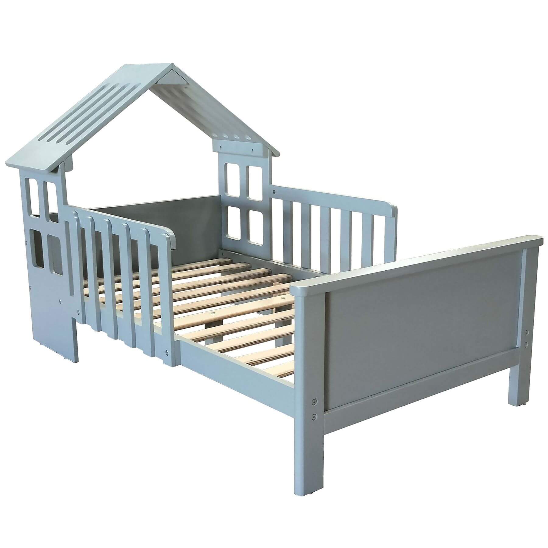 Little Partners Lil' House Toddler Bed Silver Drop