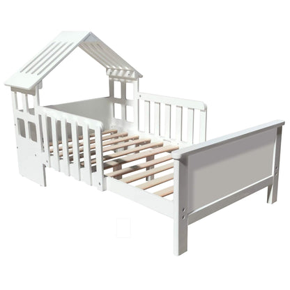 Little Partners Lil' House Toddler Bed White