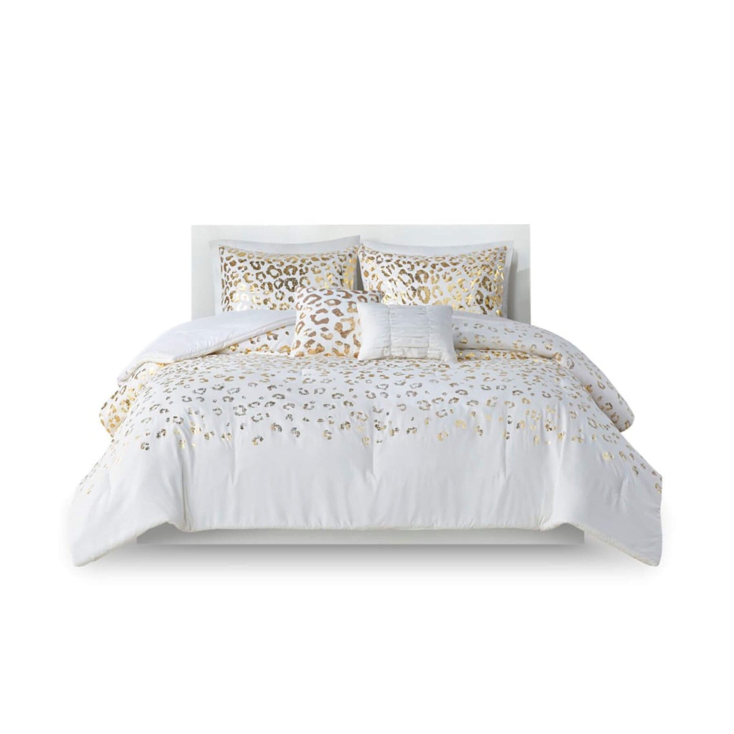 Lillie Metallic Animal Printed Comforter Set