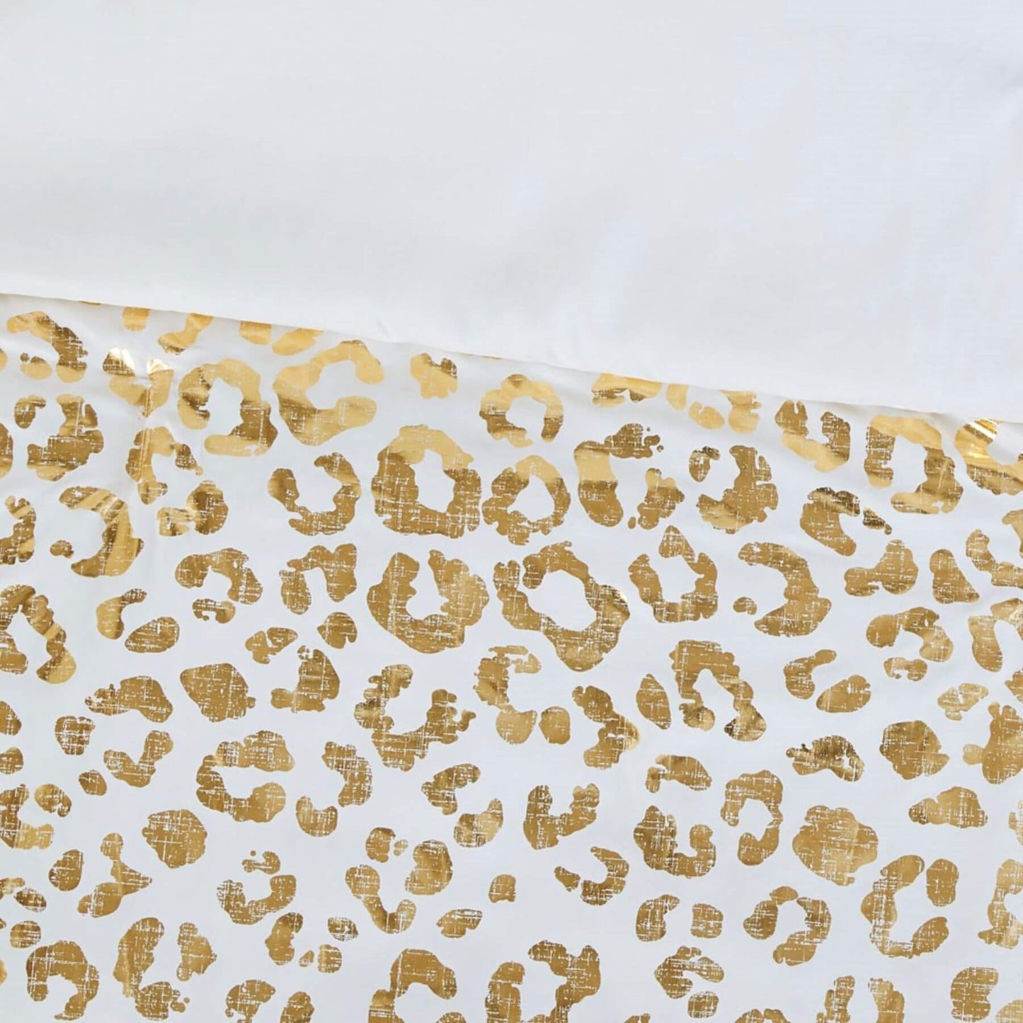 Detail View of Lillie Metallic Animal Printed Comforter Set