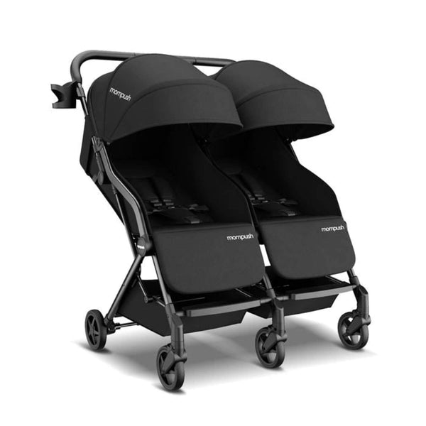 Mompush Lithe Double Stroller Grey