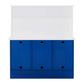 Back View of Teamson Kids Little Chef Berlin Play Kitchen Blue/White