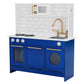 Teamson Kids Little Chef Berlin Play Kitchen Blue/White