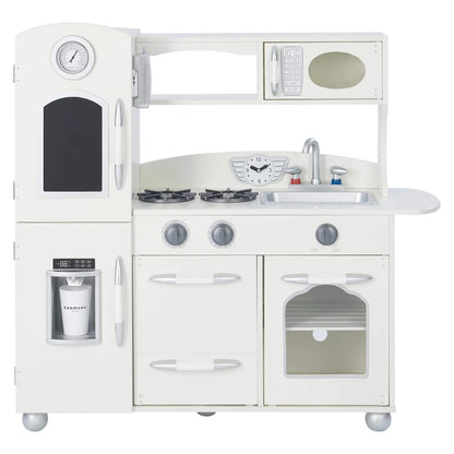 Front View of Teamson Kids Little Chef Westchester Retro Kids Kitchen Playset Ivory