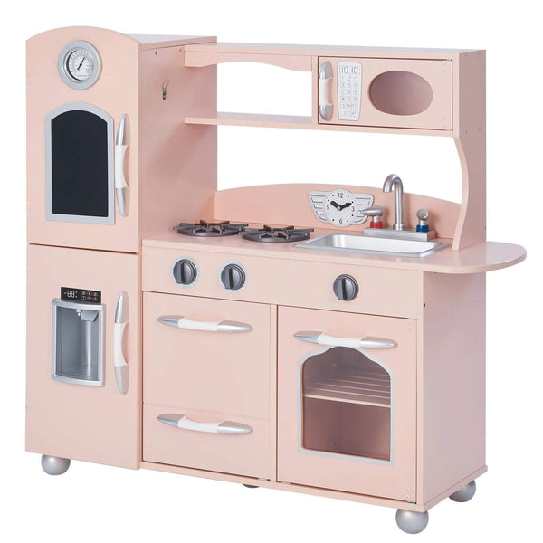 Teamson Kids Little Chef Westchester Retro Kids Kitchen Playset Pink