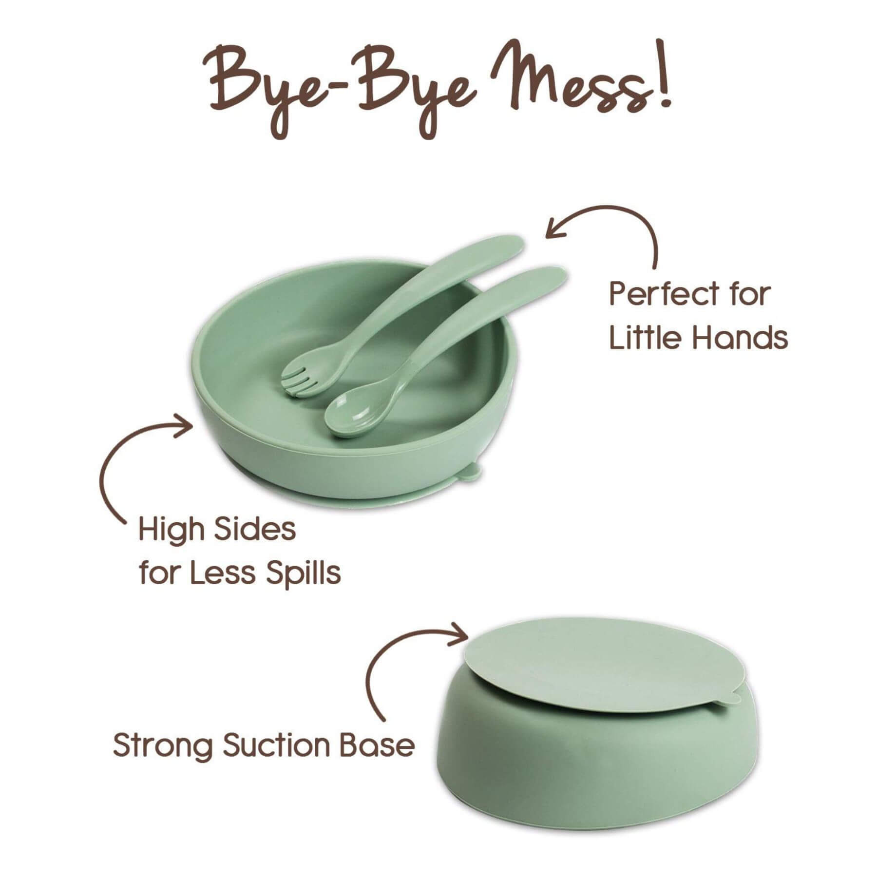 Little Twig Silicone Suction Bowl