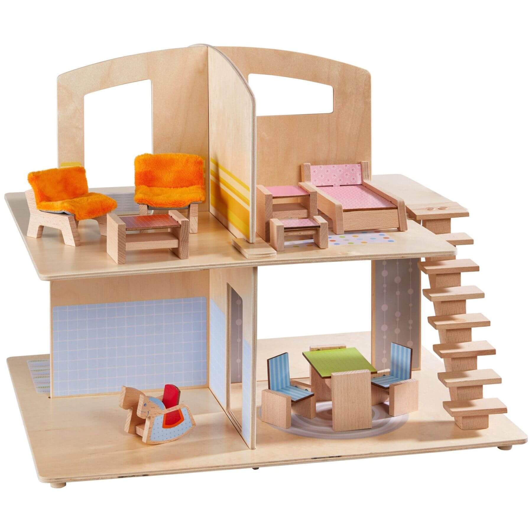 Little Friends Dollhouse Town Villa with Furniture