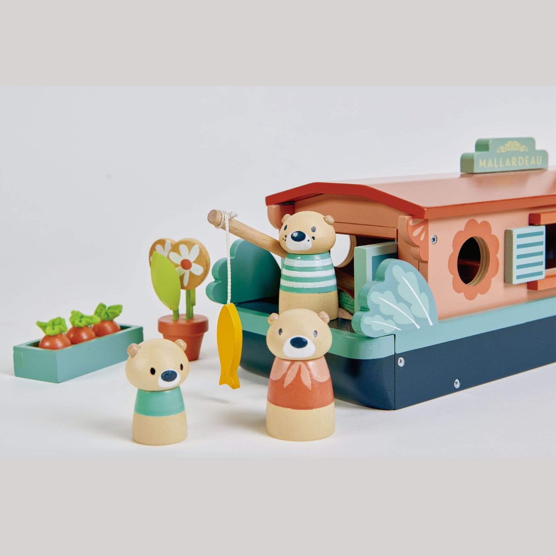 Close-up of Tender Leaf Little Otter Canal Boat