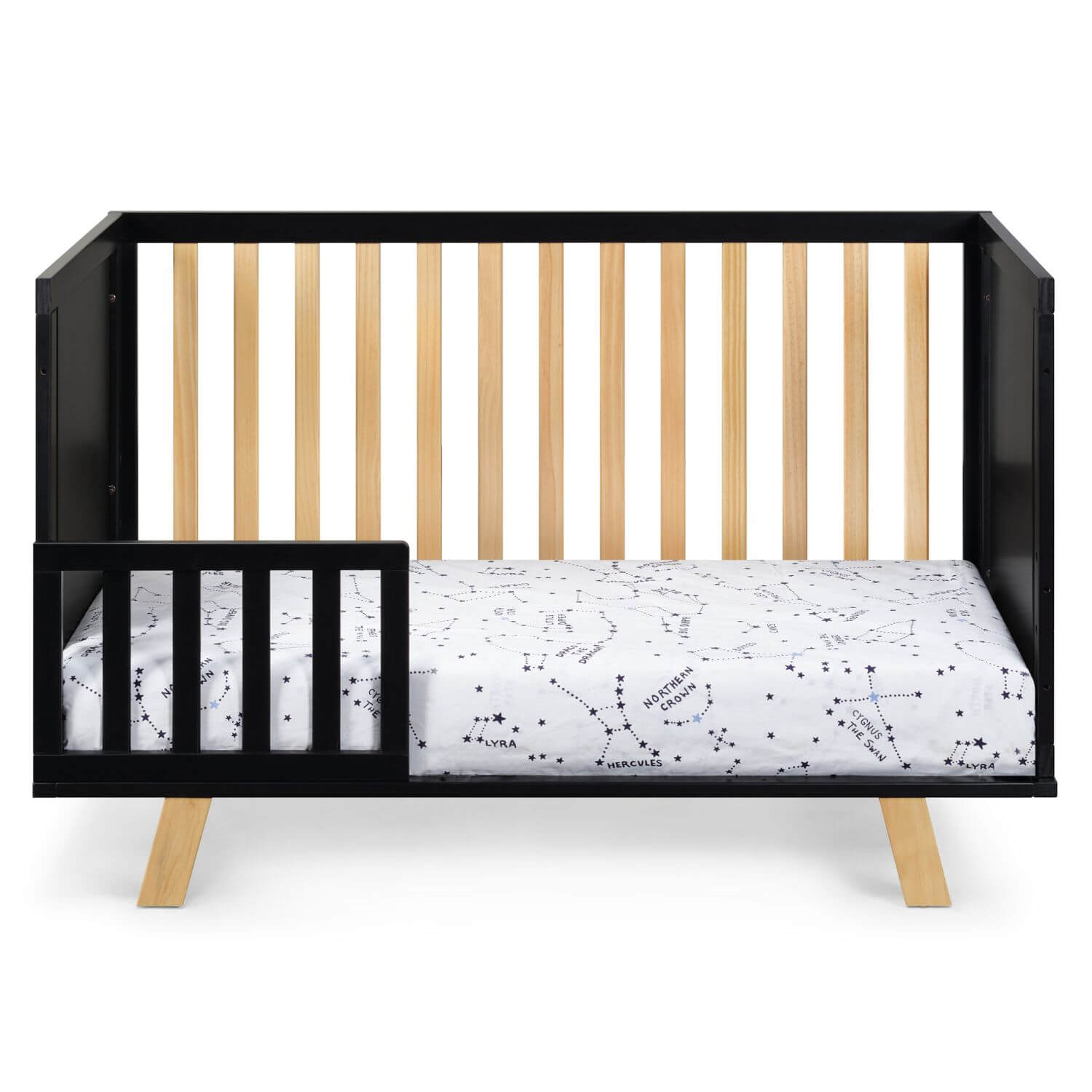 Livia Toddler Bed Black/Natural