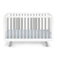 Livia 3-in-1 Convertible Island Crib White/Gray