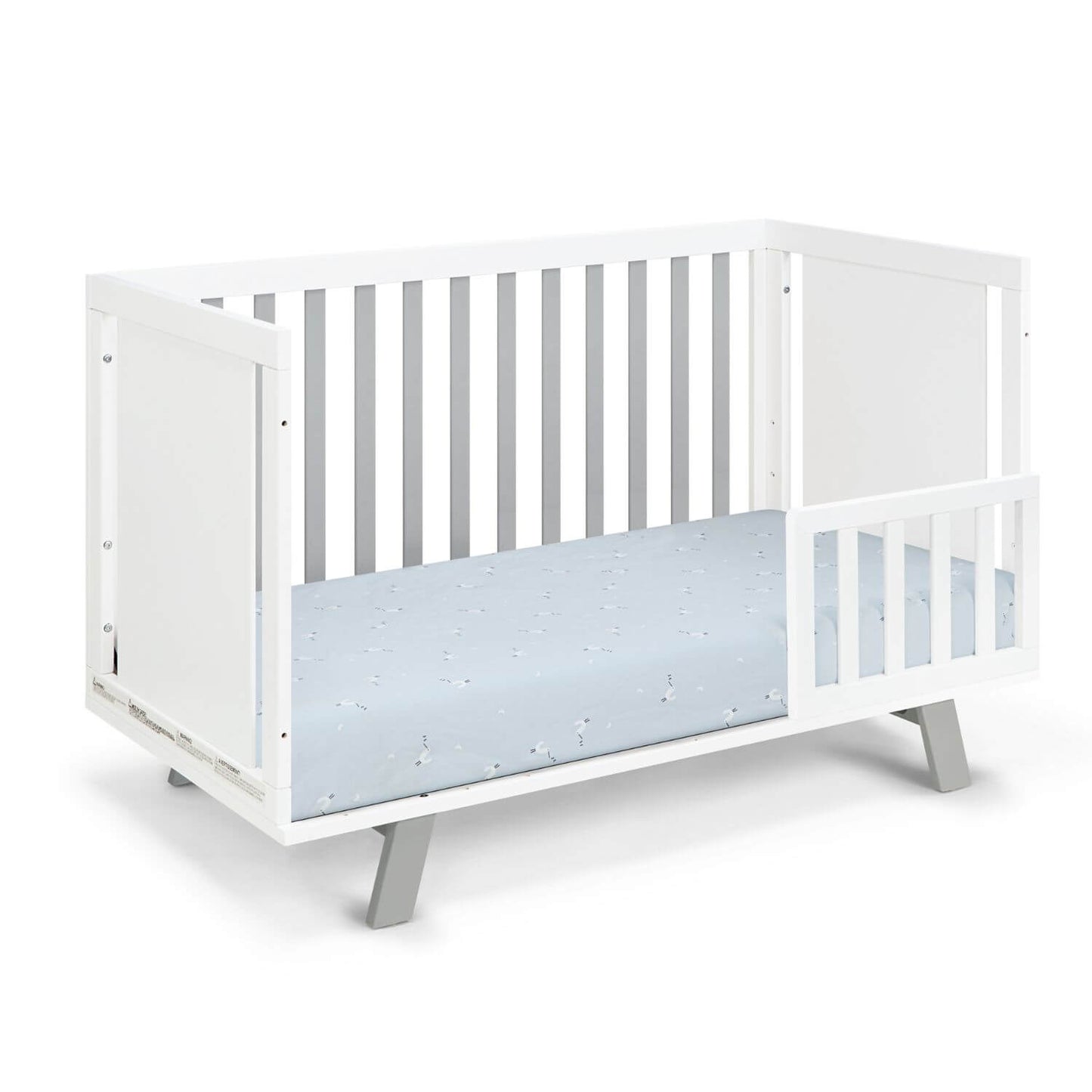 Livia Toddler Bed White/Gray