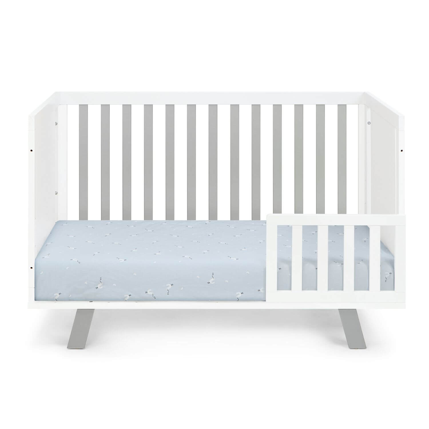 Livia Toddler Bed White/Gray