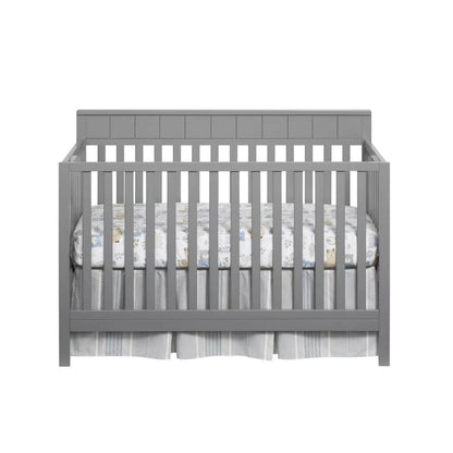 Oxford Baby Logan 4-in-1 Convertible Crib | Dove Gray