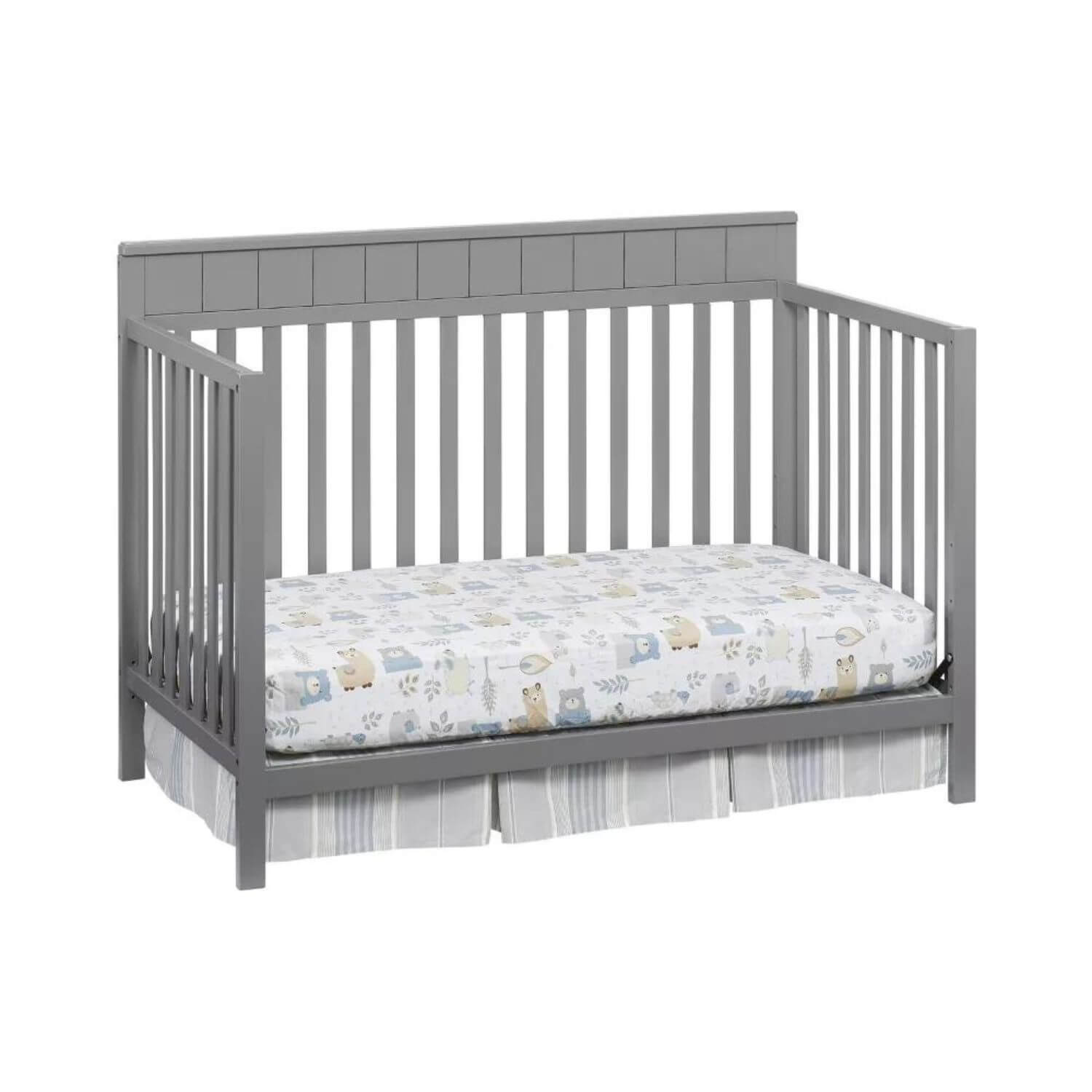 Oxford Baby Logan 4-in-1 Convertible Crib | Dove Gray