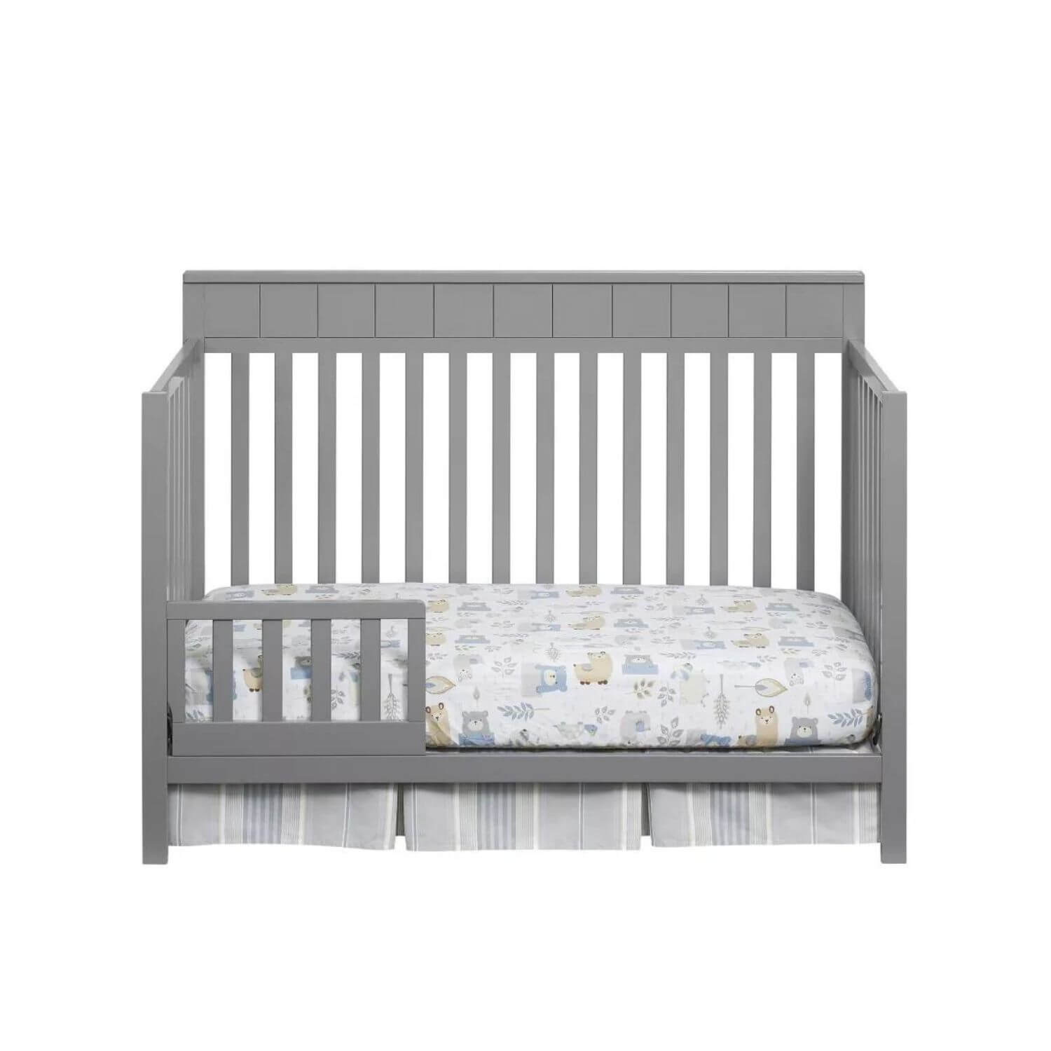Oxford Baby Logan 4-in-1 Convertible Crib | Dove Gray